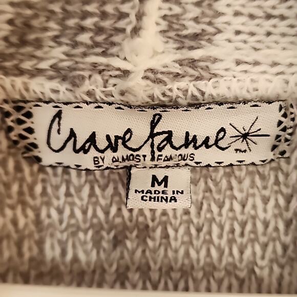 Almost Famous Crave Fame Waterfall Cardigan Sweater, Medium - Picture 4 of 8